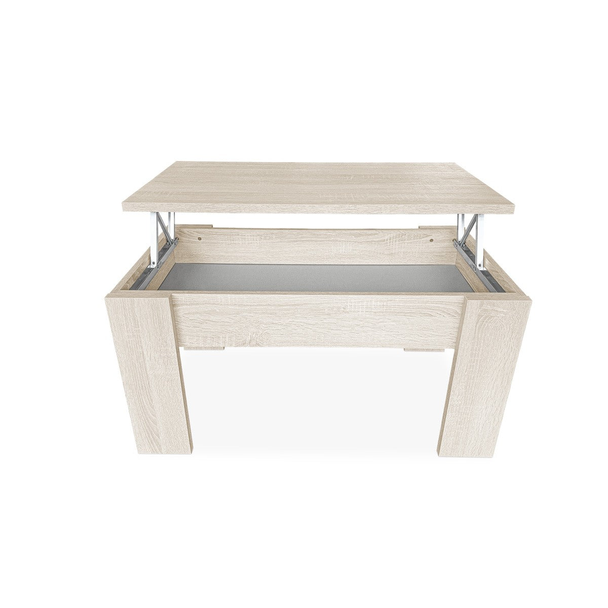 Mesa Centro Elevable De Madera
