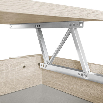 Mesa Centro Elevable De Madera