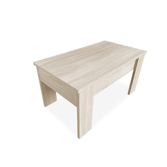 Mesa Centro Elevable De Madera