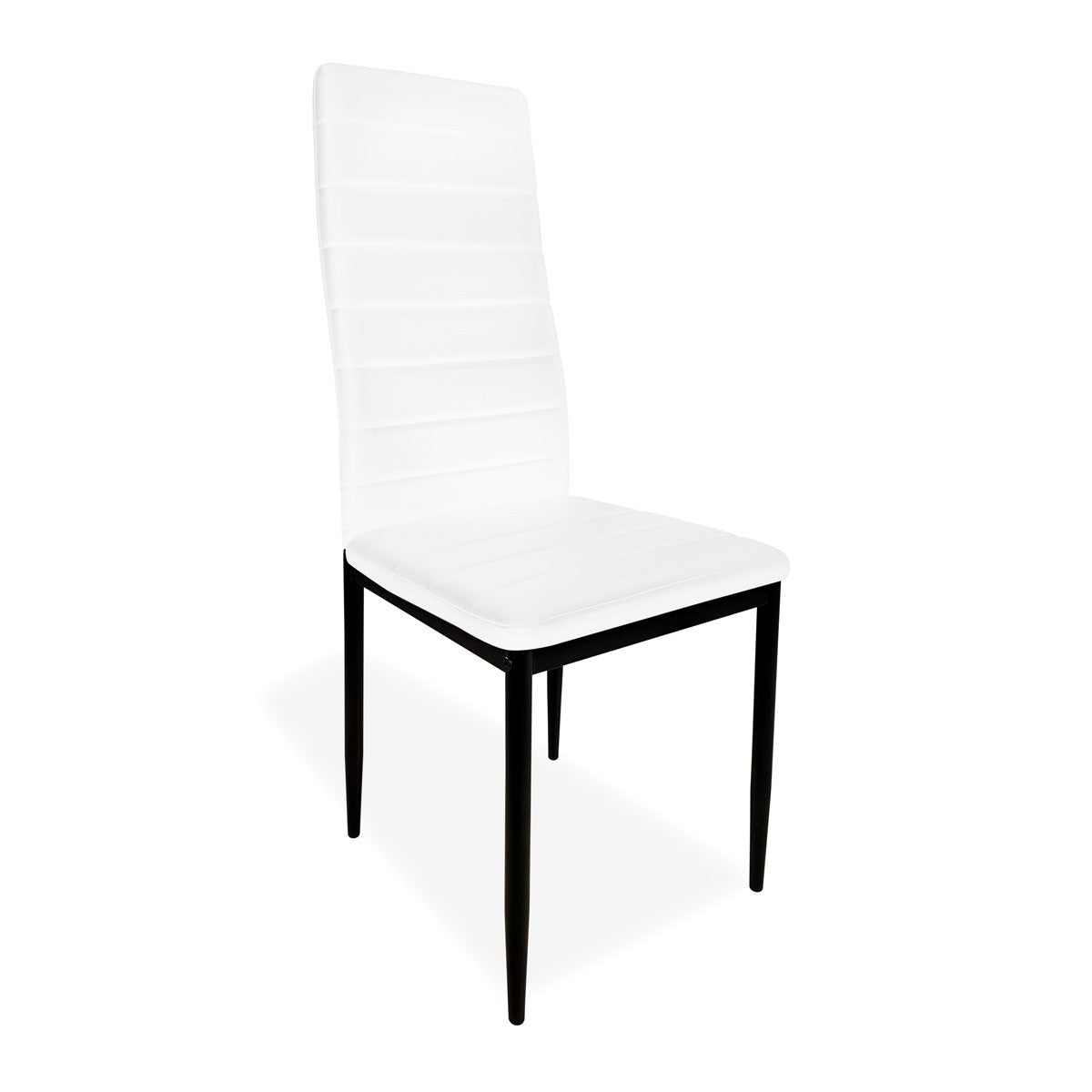 Pack de Mesa comedor + 6 Sillas Tapizadas en Polipiel