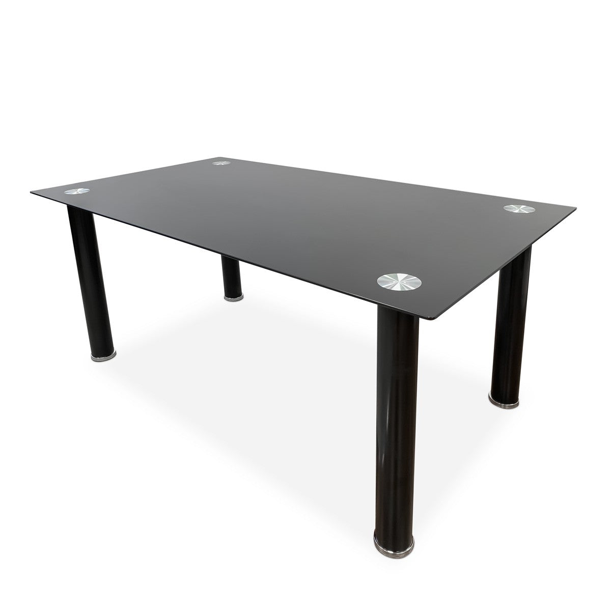 Pack de Mesa comedor + 6 Sillas Tapizadas en Polipiel