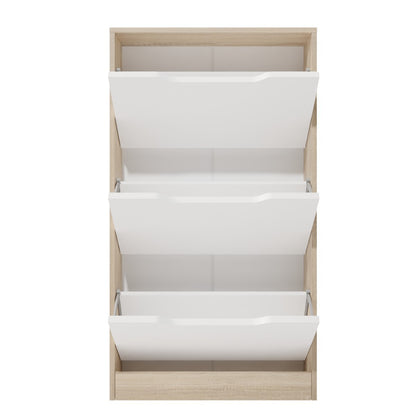 Zapatero Ayen de  Madera con 3 Puertas